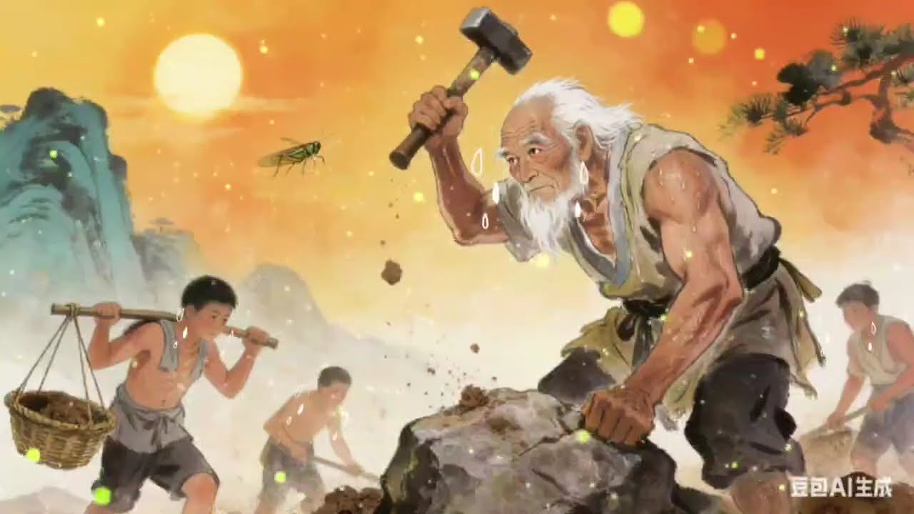 The Mountain Mover: A Chinese Fable About Never Giving Up