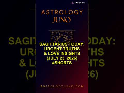 Sagittarius Today: Urgent Truths & Love Insights (July 23, 2026) #Shorts
