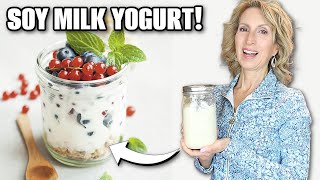 Easy Vegan Yogurt from Soy Milk - No Equipment Needed!