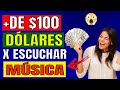 🤩 GANAR MÁS DE $100 DÓLARES Por ESCUCHAR MUSICA | SIN INVERSIÓN | MÉTODO REVELADO 2022 | FIVERR🤩
