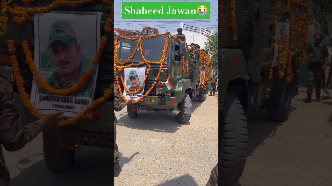 Shahed Army jawan ki Dead Body reached his village😭😭||