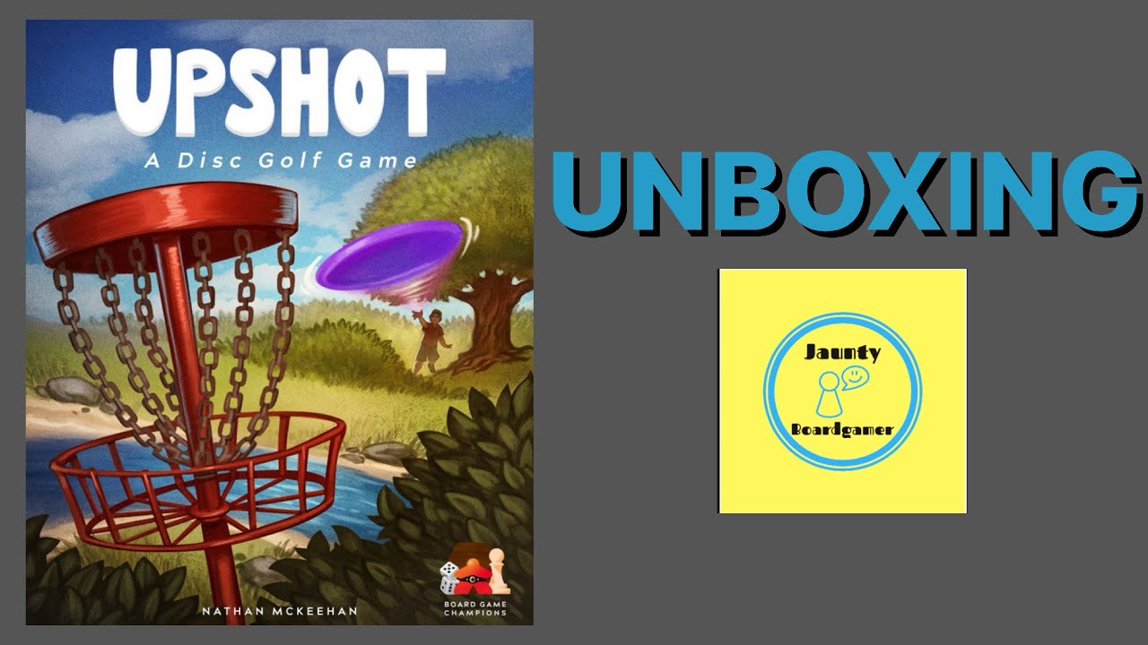 Upshot: A Disc Golf Game - UNBOXING