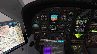 MSFS VR #149 Say Intentions TBM 850 IMC approach into Bozeman..