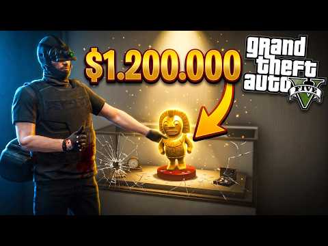 Stjæler VÆRDIFULD Figur! // GTA 5 Online Dansk