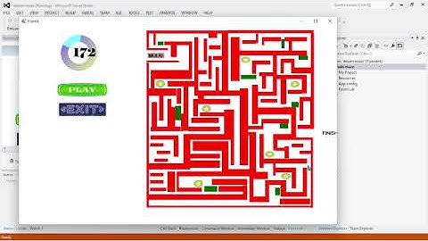 VB.NET  GAME MAZE PROJECT(VS 2012) MODUL3
