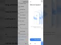 How to enable second space in mi , redmi , xiaomi phone #shorts