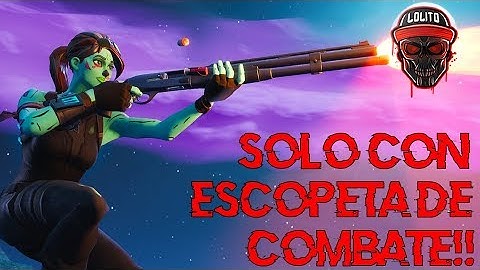 💀¡GANANDO SOLO con NUEVA ESCOPETA DE COMBATE! 💀 ~ FORTNITE