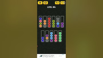 Ball sort puzzle level 164