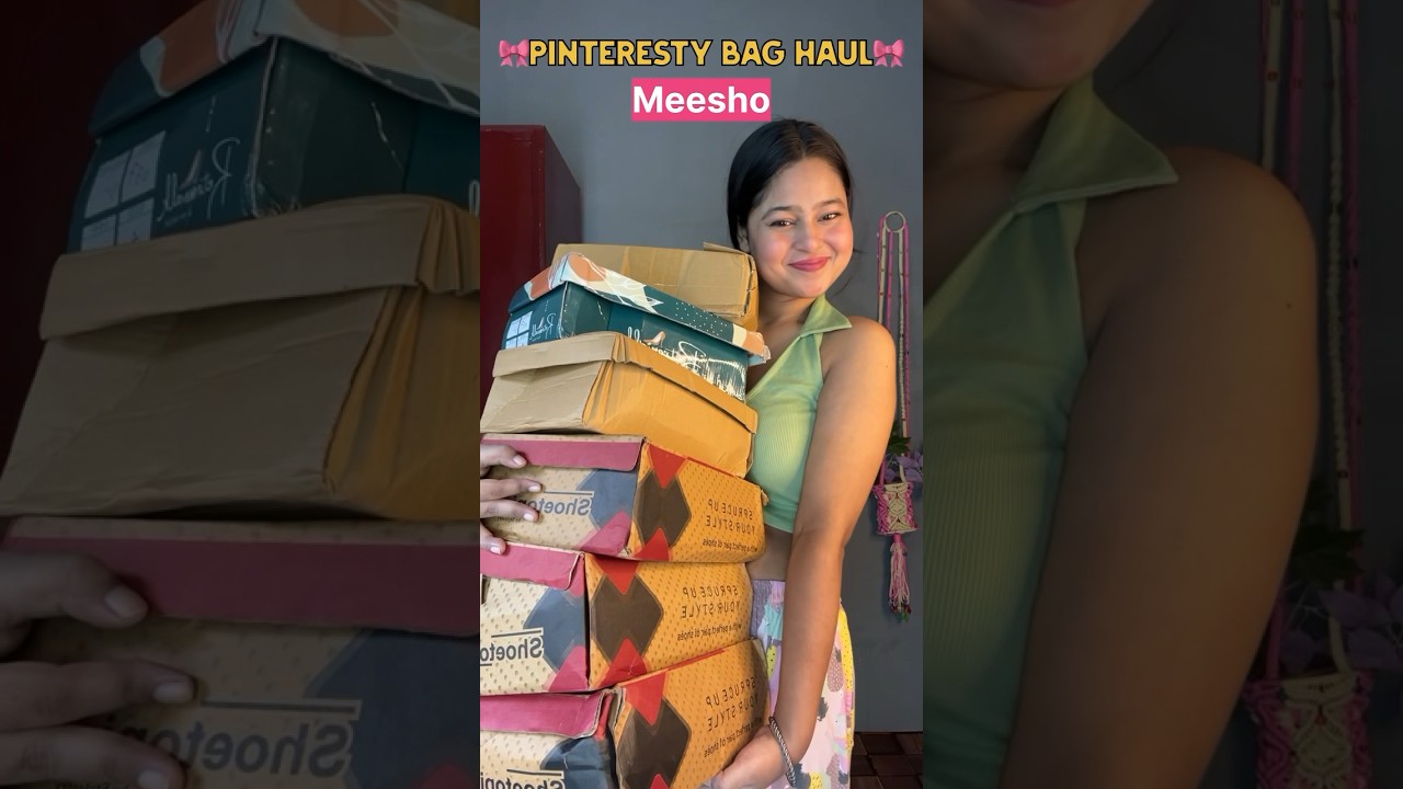 MEESHO Pinteresty bag haul🤌🎀 