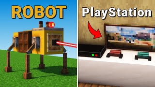10+ ELECTRONIC Build Hacks in Minecraft