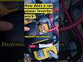 How inverter makes electricity from car battery