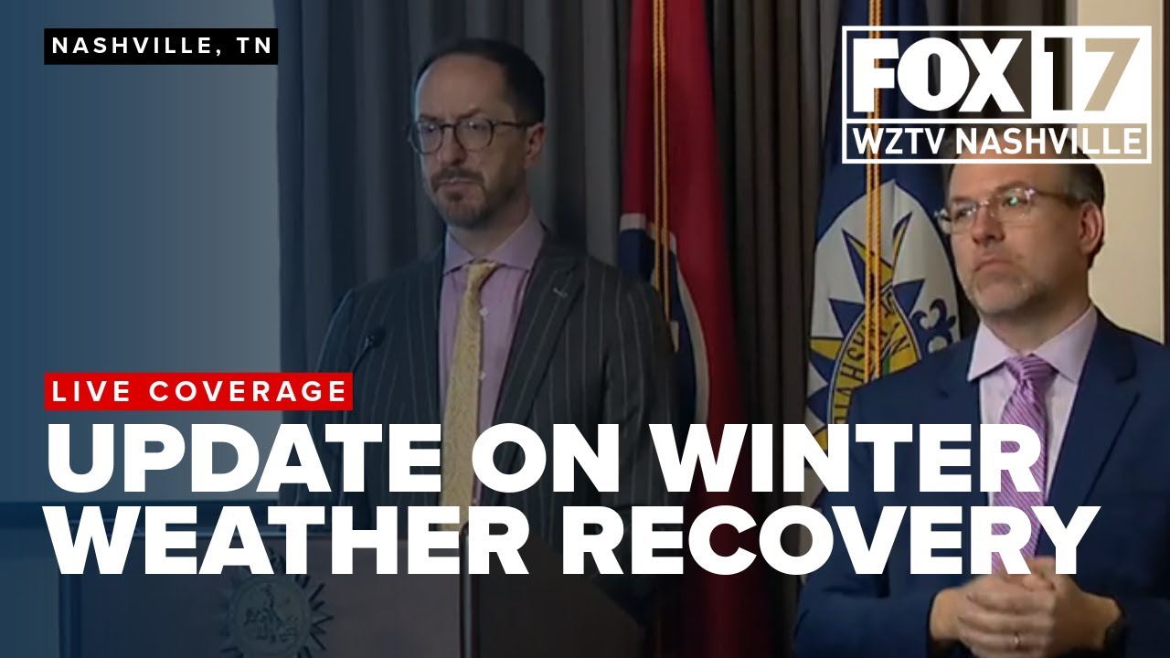 City officials provide update on winter weather recovery - YouTube