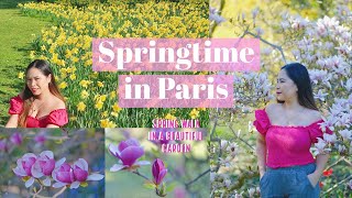 SPRING WALK IN A BEAUTIFUL GARDEN IN PARIS || PARIS SPRINGTIME