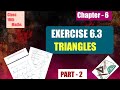 Class 10 Maths 🔥 Triangles Ex 6.3 | Most Important Questions 💯आसान तरीके से समझें📖