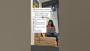 Top 5 Meta Ads Mistakes Killing Your ROAS |.#metaads #facebookads #ROAS #MetaAdsStrategy#admistakes
