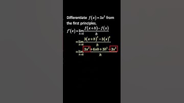 💯 De Eerste Principes Differentiatie | Afgeleid van De Eerste Principes