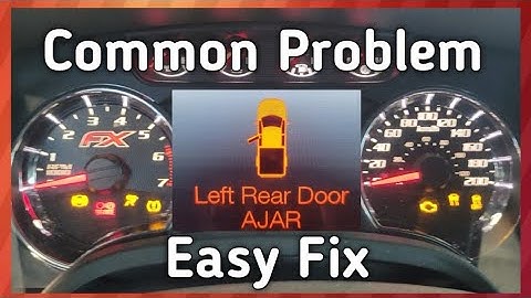 F150. HOW TO FIX Door Ajar Warning Light On, Dome Light Won