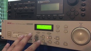 How to chop samples on the akai s2000