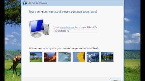 Windows Vista installation part 2 - setting up windows vista after installation