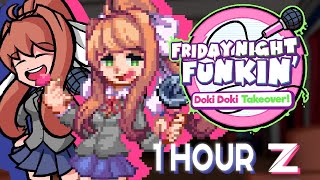 Glitcher Monika Mix - Friday Night Funkin' [FULL SONG] (1 HOUR)