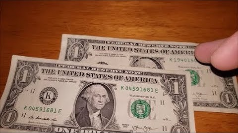 MINOR DATE NOTES FOUND Searching Change for Rare Bills and Serial Numbers