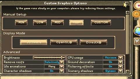 One way how to reduce lag on the Online game called Runescape.