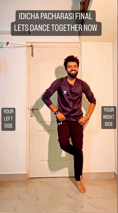 IDICHA PACHARASI SONG FINAL | LETS DANCE TOGETHER NOW | EASY DANCE TUTORIAL AT HOME | YOUTUBE SHORTS