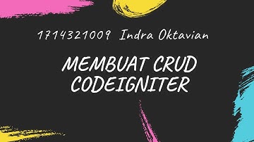 Membuat CRUD CodeIgniter Dengan Template