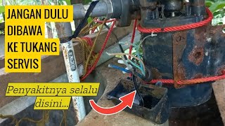 Memperbaiki Pompa Air Yang Tidak Mau Hidup / Mati Total - SHIMIZU PS-128 BIT
