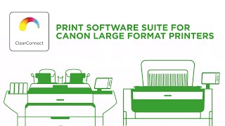 ClearConnect print software suite for Canon large format printers in 2 minutes screenshot 1