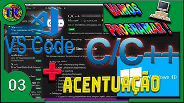 VS CODE + COMPILADOR GCC + ACENTO na Linguagem C/C++ Como Instalar e Configurar