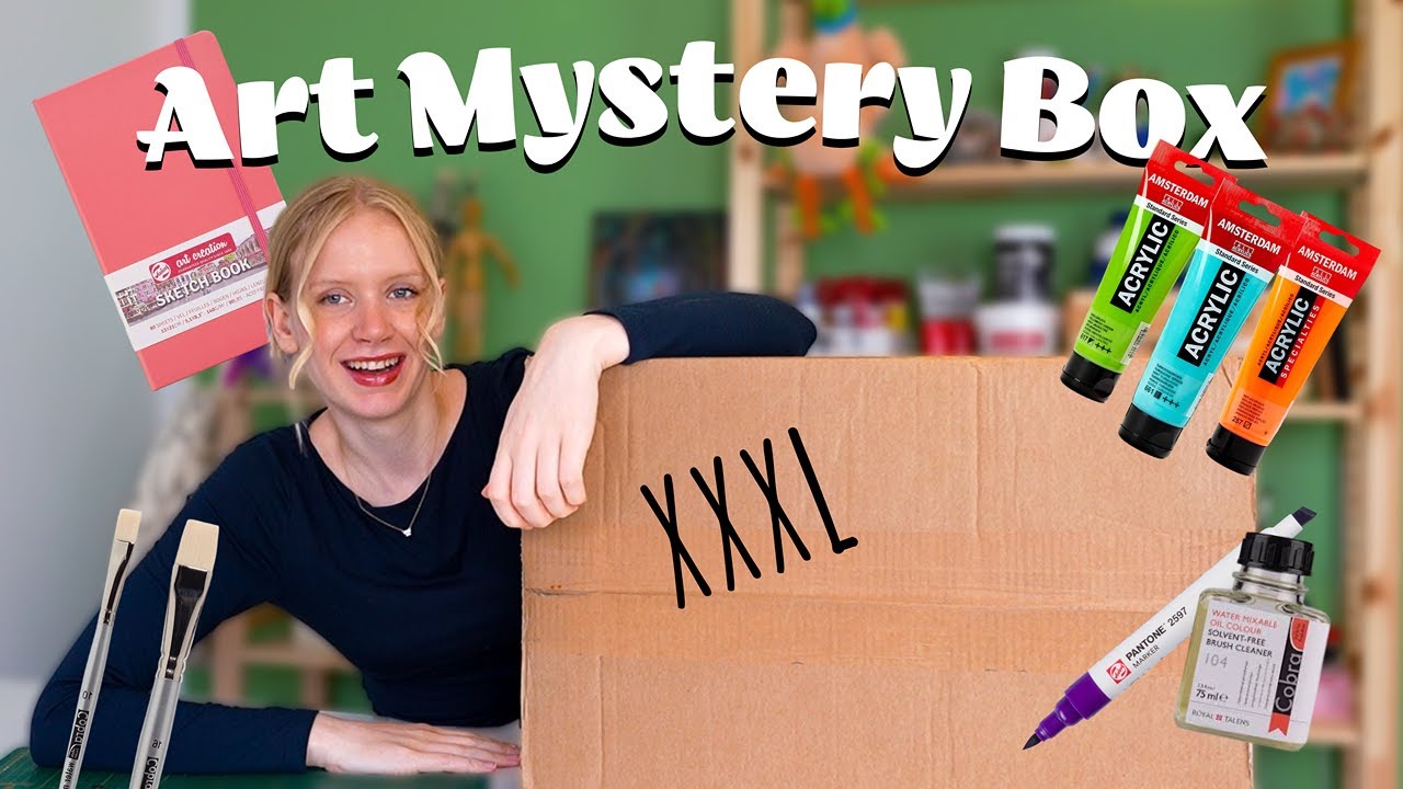 Neue Kunstmaterialien Unboxen & Testen! / Acryl, Öl, Marker & mehr!