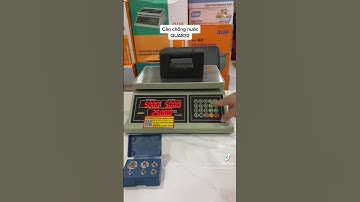 Kiểm tra cân chuẩn cân điện tử chống nước QUA832 #shorts #trending #viral