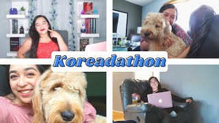 READING VLOG || Koreadathon