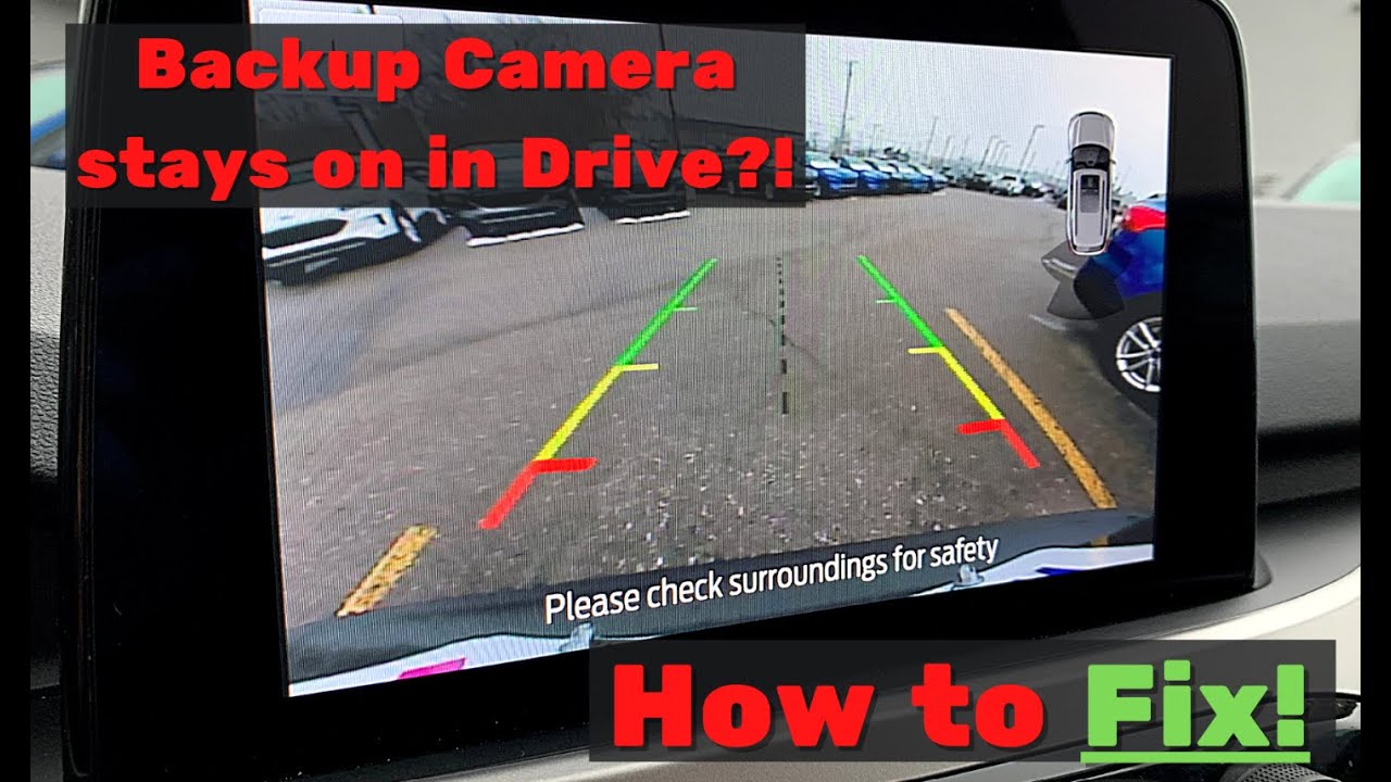 Ford Sync 3 Backup Camera stays on while in Drive?! How to fix! - YouTube Rv Backup Camera That Works With Ford Sync