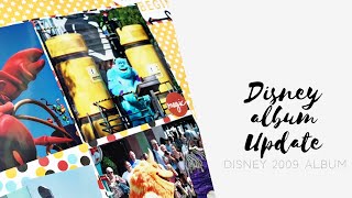 Disney 2009 Album Update and Flip Through | Work in Progress | Scrapbooking Layouts | ScrappyNerdUK