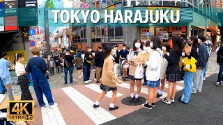 Harajuku in Tokyo, Popular town for young Japanese♪ 💖 ［4K ASMR］