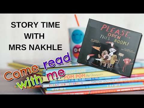 Please Open This Book - Read along with Mrs Nakhle - Story time EP24