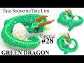 (Free) How to Beads Green Dragon Part 28/ Beading Tutorial Dragon