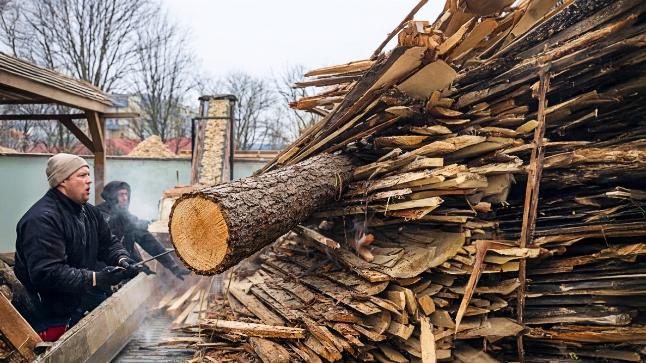 The Crunch Is Real: BRUTAL Timber Processing