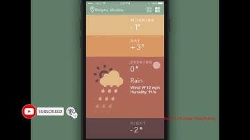 #Weather #Mobile #App UI UX Idea GIF  Best #UI #UX #Design #Ideas - Web and Mobile Apps