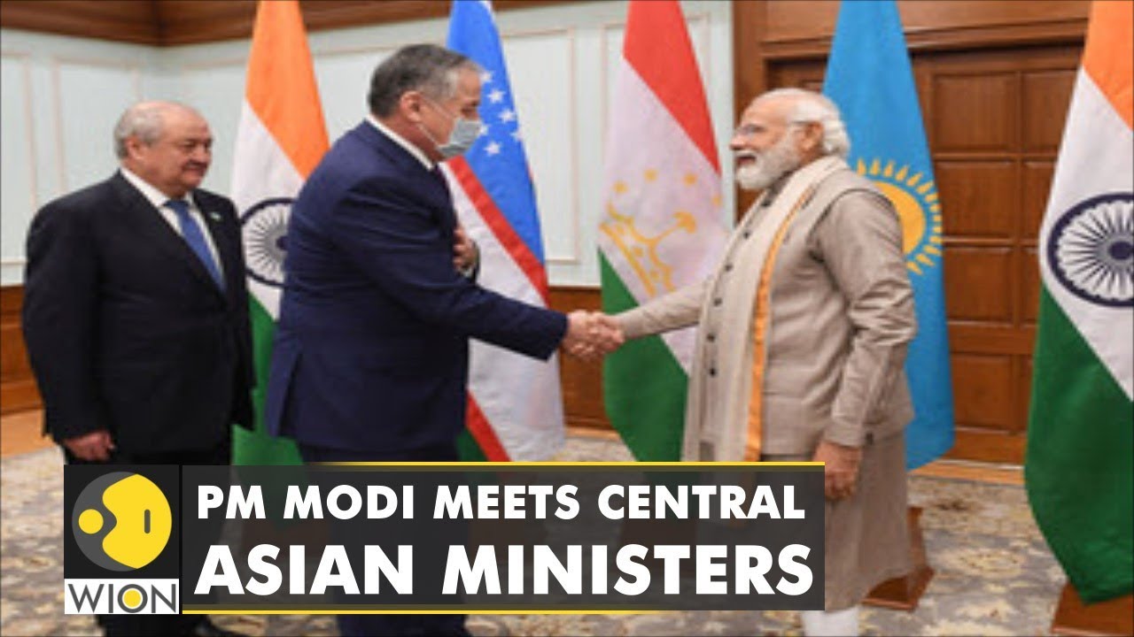 PM Narendra Modi meets foreign ministers of 5 Central Asian countries ...