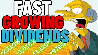 The Best Dividend Growth Stocks With FAST Growing Dividends For Long Term WEALTH 2024!