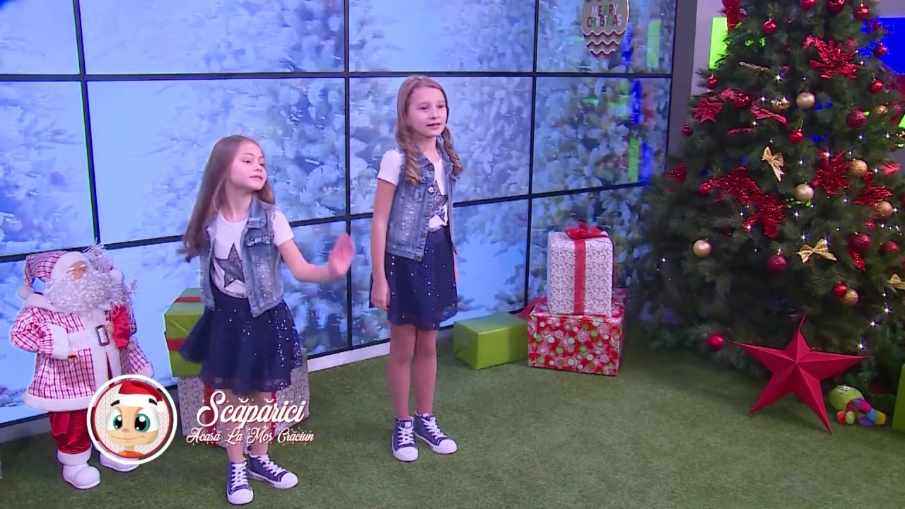 Madalina si Adelina Slobozeanu - O zi noua ( Scaparici acasa la Mos Craciun )