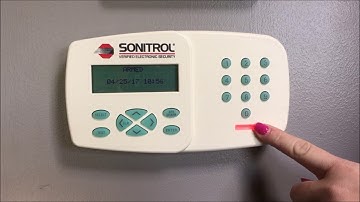 How to disarm your Sonitrol Security System