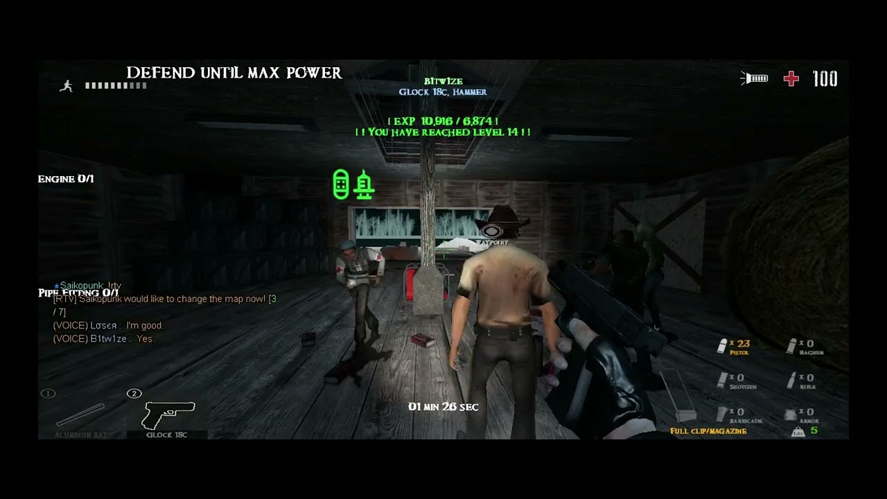 Zombie Panic Source -  Bitehouse (Soldiers Of Demise | EU Perksmod | Fungrades) Part 2