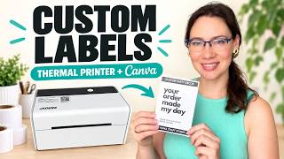How to Make Custom Labels with a Thermal Printer & Canva