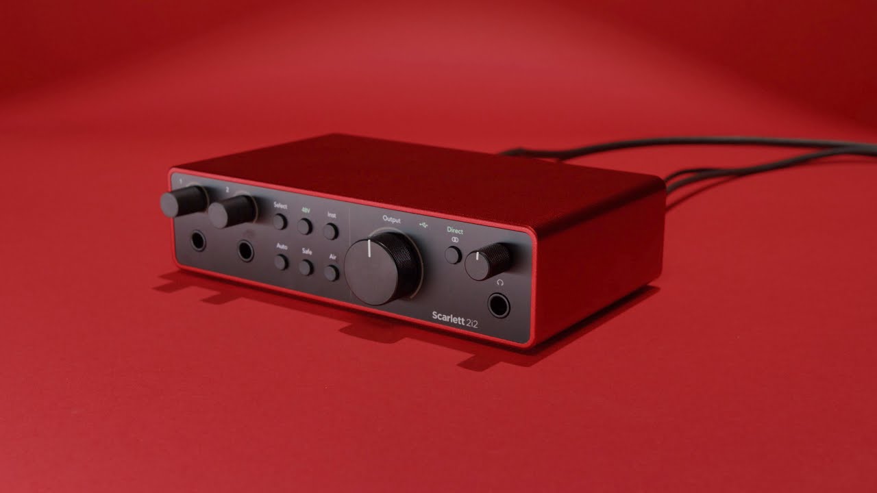 Focusrite Scarlett 2i2 4th Gen  Audio Interface Review & Sound