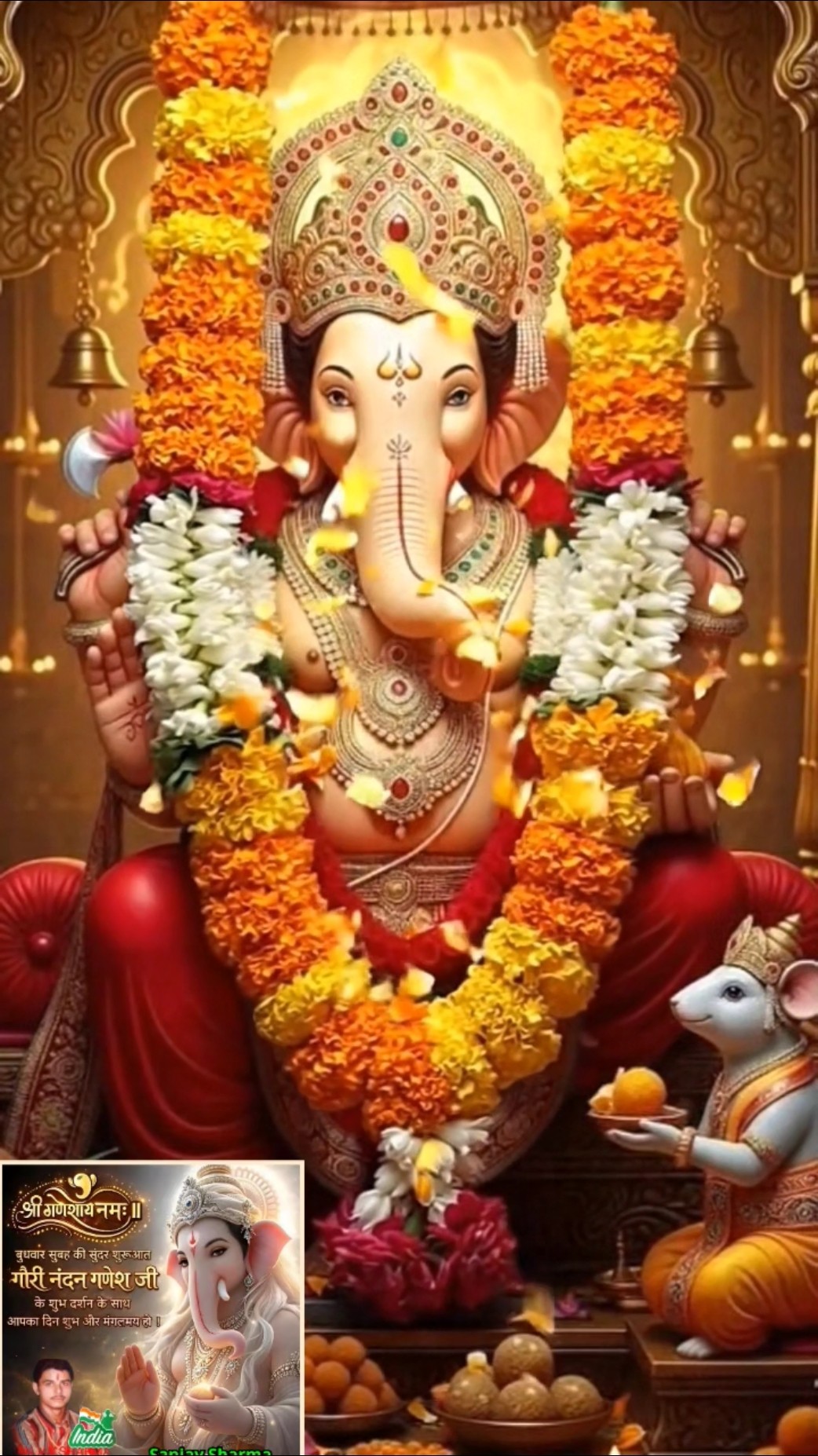 📝गणपति भक्ति स्टेटस🌺 - ShareChat