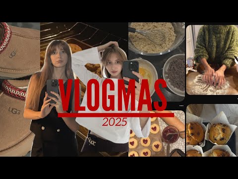 VLOGMAS 1 2025!!!!!! studia zaoczne, korzystanie z życia, pieczenie, ścianka wspinaczkowa 🥧🧗🏻‍♀️🧑‍🎄🎄